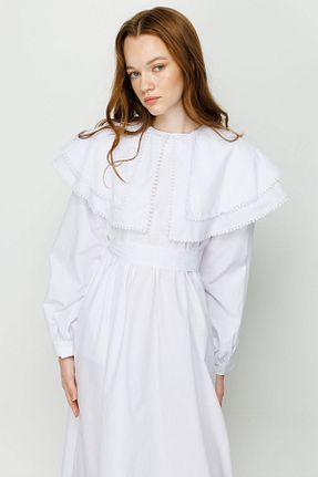 لباس حجاب سفید زنانه رگولار Hooopstore - کد 283612675
