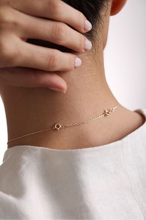 گردنبند طلا طلائی زنانه 14 عیار Gianfranco - کد 853639502
