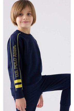 ست بالاتنه و پائین تنه سرمه ای بچه گانه بافتنی U.S. Polo Assn. - کد 853647226