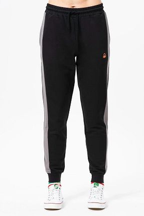 پائین تنه گرمکن اسپرت مشکی مردانه Ter Tutmayan United Colors of Benetton - کد 771970988