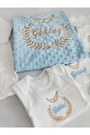 بعد از زایمان آبی بچه گانه پنبه ای Jaju Baby - کد 329953071