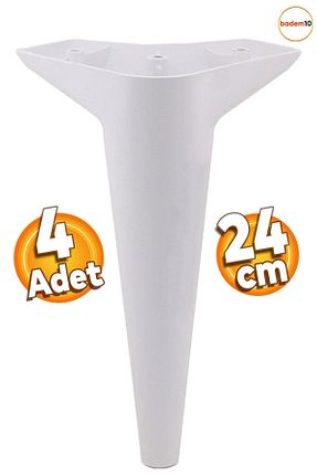پایه مبل سفید Badem10 - کد 712866476