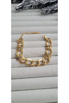 دستبند استیل (فولاد) طلائی زنانه استیل ضد زنگ YİĞİTKARANAKSESUAR - کد 806621986
