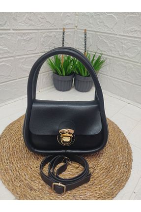 کیف دوشی مشکی زنانه چرم مصنوعی QUBBAG - کد 841110246