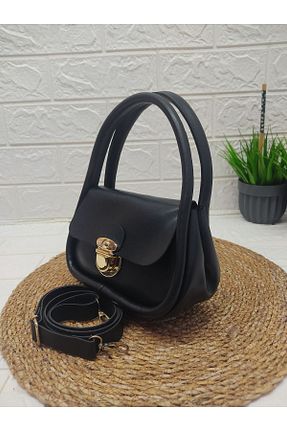 کیف دوشی مشکی زنانه چرم مصنوعی QUBBAG - کد 841110246