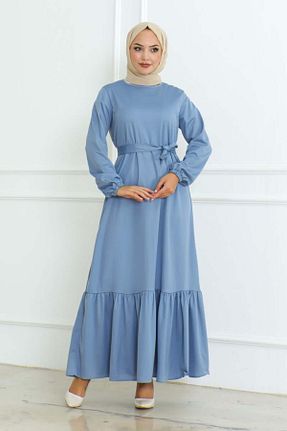 لباس آبی زنانه بافت modapinhan - کد 853796579