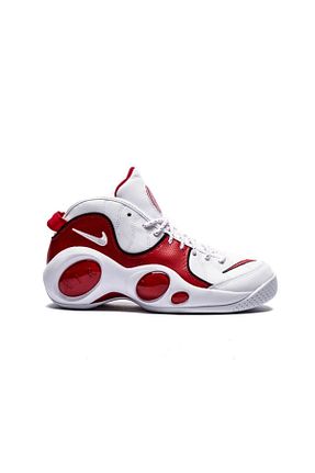 کفش بسکتبال قرمز مردانه چرم اصل Nike - کد 816604940