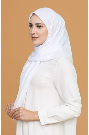 روسری سفید پنبه ای Bursa Yemenisi - کد 259960644