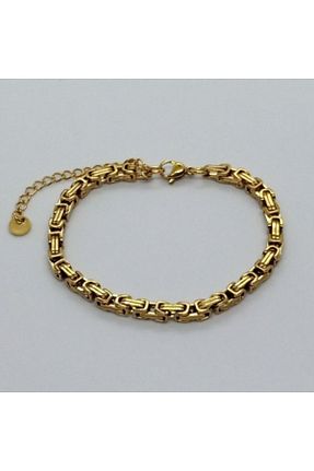 دستبند استیل (فولاد) طلائی زنانه استیل (فولاد) Ödül Moda - کد 853822902