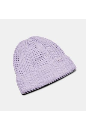 کلاه پشمی بنفش زنانه اکریلیک Under Armour - کد 853933146