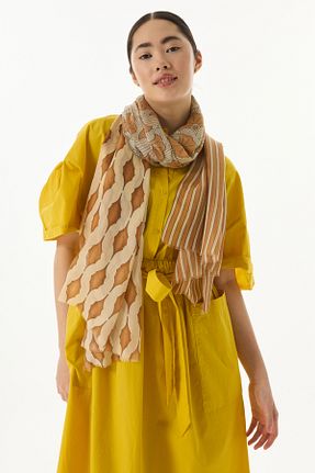 شال قهوه ای زنانه SOFT AKSESUAR - کد 853867143