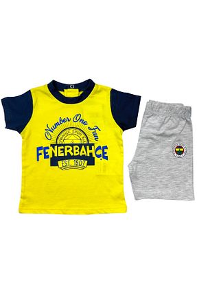 ست بالاتنه و پائین تنه سرمه ای بچه گانه بافت Fenerbahçe - کد 853944688