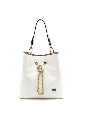 کیف دوشی بژ زنانه چرم مصنوعی Silver Polo - کد 305174800