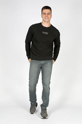 سوئیشرت مشکی مردانه ساده Lee Cooper - کد 853862249