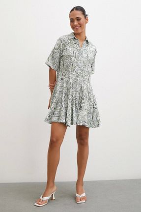 لباس خاکی زنانه بافتنی Never more - کد 853880778