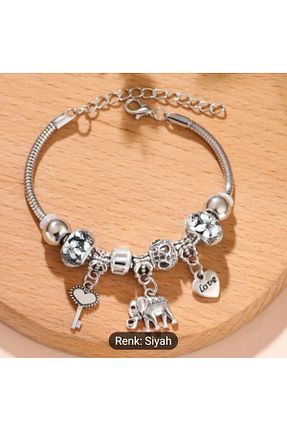 دستبند استیل (فولاد) زنانه استیل (فولاد) Hes - کد 853879645