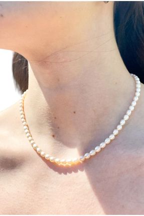 گردنبند مروارید سفید NBS Beautiful Naturel Stones - کد 853894186