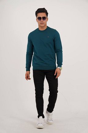سوئیشرت آبی مردانه İpliği Boyalı Est Estola - کد 853889084