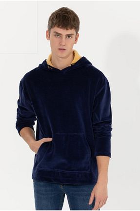 سوئیشرت سرمه ای مردانه ساده U.S. Polo Assn. - کد 378064955