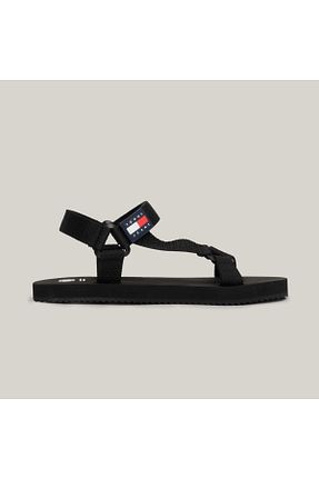 صندل مشکی مردانه پاشنه تخت Tommy Hilfiger - کد 853964683