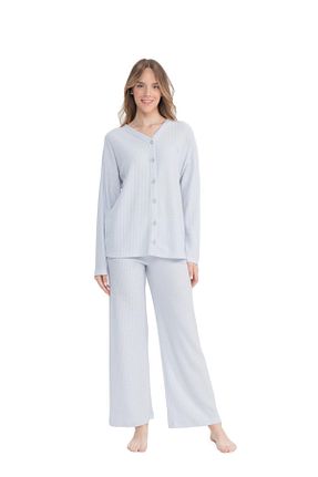 ست لباس راحتی طوسی زنانه لیسانس دار	 U.S. Polo Assn. - کد 853964043