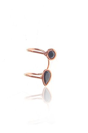 گوشواره غضروفی نقره صورتی Söğütlü Silver - کد 4419073