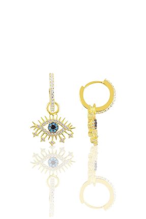 گوشواره نقره سفید زنانه 925 عیار Söğütlü Silver - کد 73476419