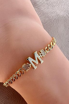 دستبند نقره طلائی زنانه 925 عیار Söğütlü Silver - کد 775448308