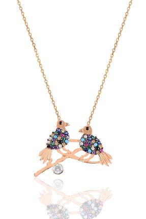 گردنبند نقره سفید زنانه 925 عیار Söğütlü Silver - کد 55056539