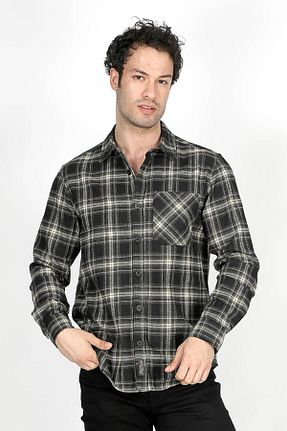 پیراهن خاکی مردانه رگولار Lee Cooper - کد 849635162