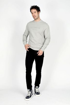 سوئیشرت آبی مردانه چاپی Lee Cooper - کد 849635497