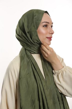 روسری خاکی پلی استر Kevser Scarf - کد 846184470