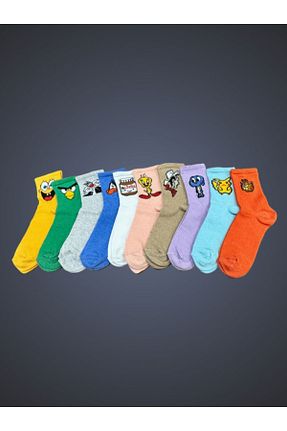 جوراب رنگی زنانه پنبه ای MY MENORA SOCKS - کد 849650666