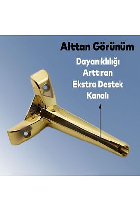 پایه مبل طلائی Badem10 - کد 462257464