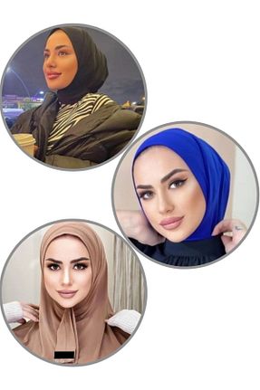 شال مشکی زنانه پنبه ای Organic Scarfs - کد 751636593