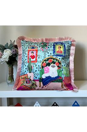کوسن و روکش کوسن رنگی مخمل DECO - کد 847054171
