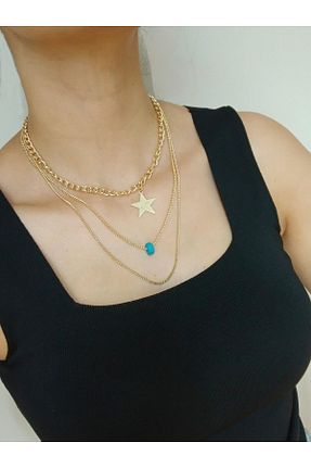 گردنبند جواهر طلائی زنانه Maia - کد 853844881