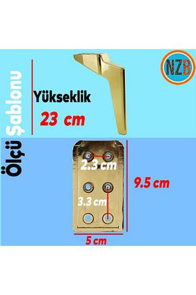 یراق آلات مبل طلائی NZB - کد 853851849