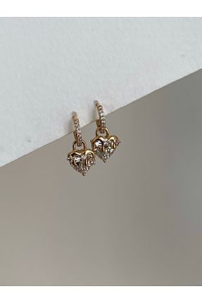 گوشواره استیل (فولاد) طلائی زنانه استیل (فولاد) Owentis - کد 853859599