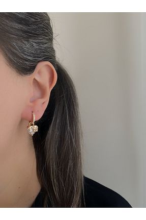 گوشواره استیل (فولاد) طلائی زنانه استیل (فولاد) Owentis - کد 853859599