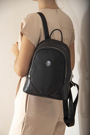 کوله پشتی مشکی زنانه سایز متوسط Silver Polo - کد 772188204