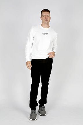 سوئیشرت قرمز مردانه چاپی Lee Cooper - کد 853860573