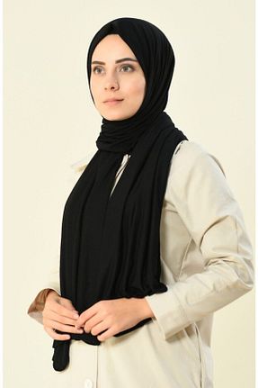 شال مشکی زنانه ویسکون Genel Markalar - کد 128512164