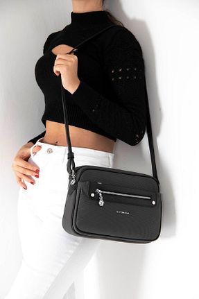 کیف دستی طوسی زنانه سایز متوسط Silver Polo - کد 216257078