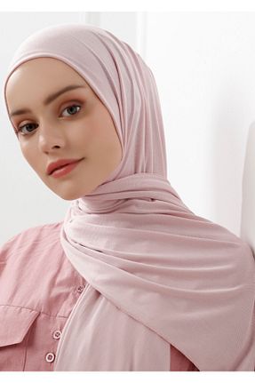 شال صورتی زنانه ویسکون Larissa Scarf - کد 129371152