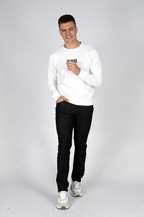 سوئیشرت قرمز مردانه چاپی Lee Cooper - کد 853861424