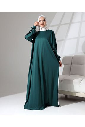 لباس حجاب سبز زنانه اورسایز Berel Moda - کد 852095469