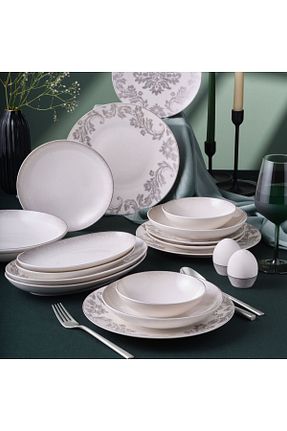 سرویس غذاخوری بژ 12 نفره Güral Porselen - کد 842959055