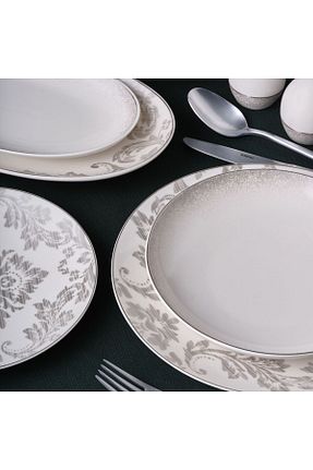 سرویس غذاخوری بژ 12 نفره Güral Porselen - کد 842959055