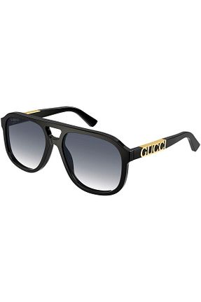عینک آفتابی طوسی زنانه UV400 Gucci - کد 672344243